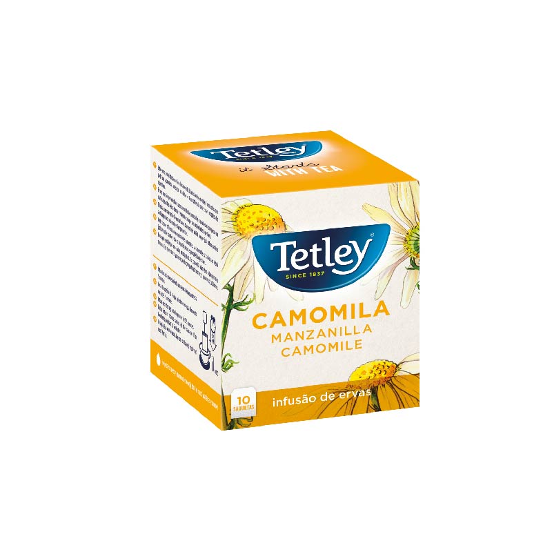 Chá camomila Tetley 10 saquetas