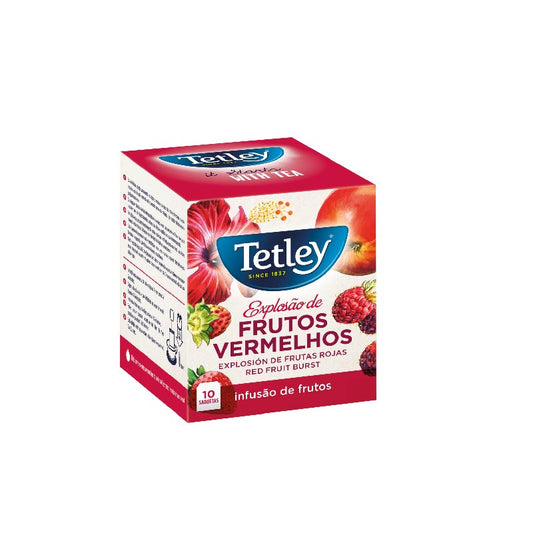 Chá frutos vermelhos Tetley 10 saquetas