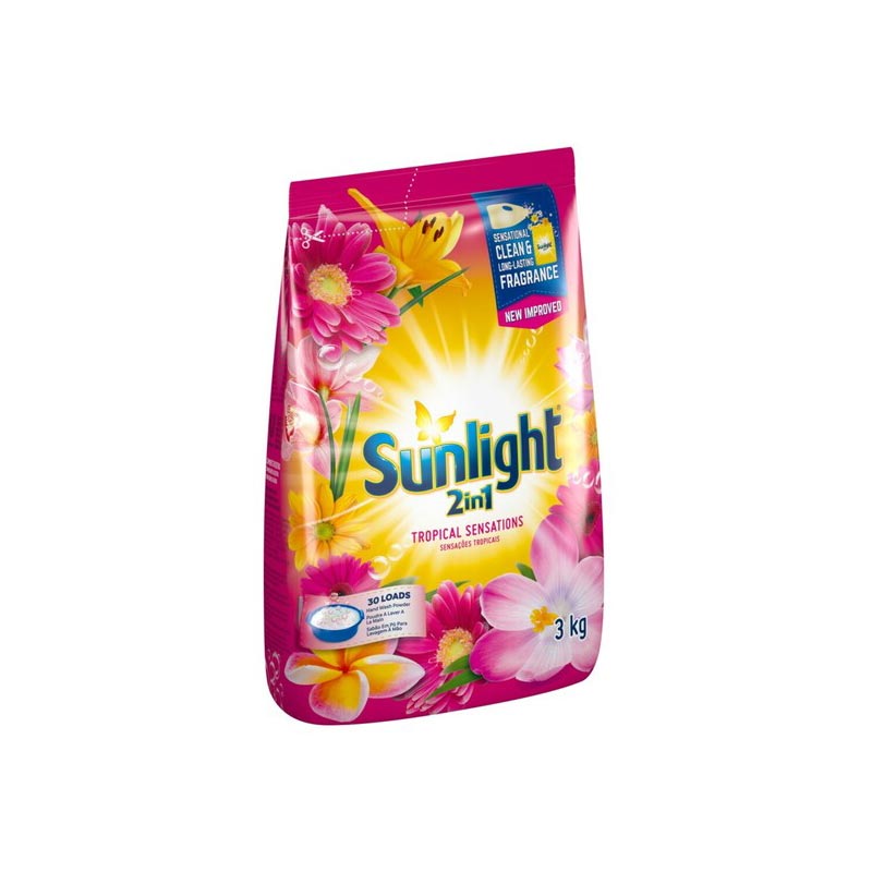 Detergente pó tropical Sunlight 3kg