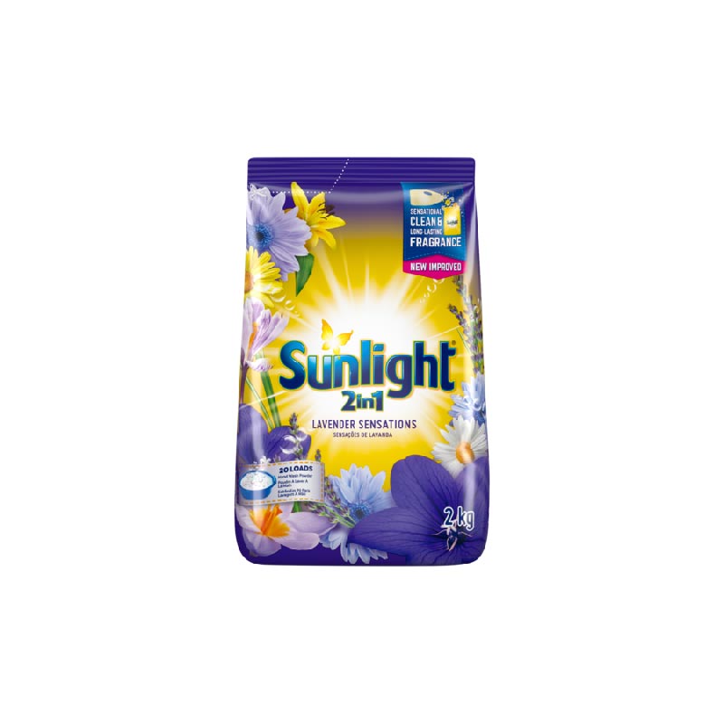 Detergente pó lavender Sunligth 2kg