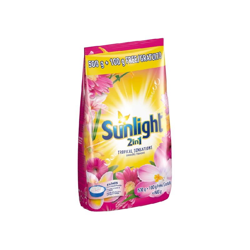 Detergente pó tropical Sunlight 600g