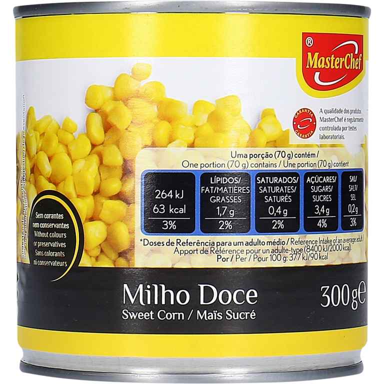 Milho doce Masterchef 300g