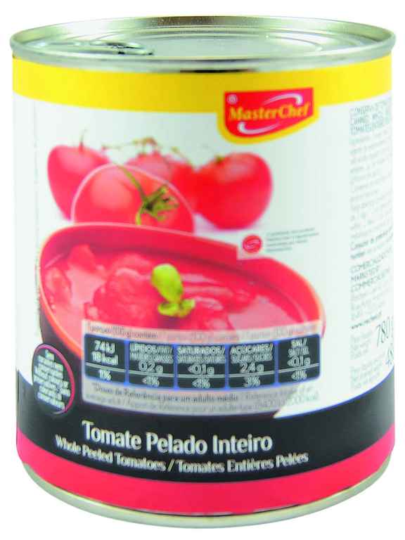 Tomate pelado Masterchef 780g