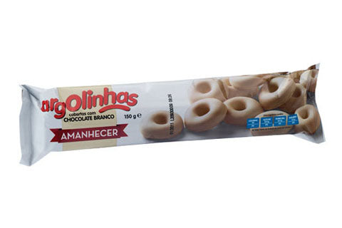 Bolacha argolinhas de chocolate branco Amanhecer 150gr