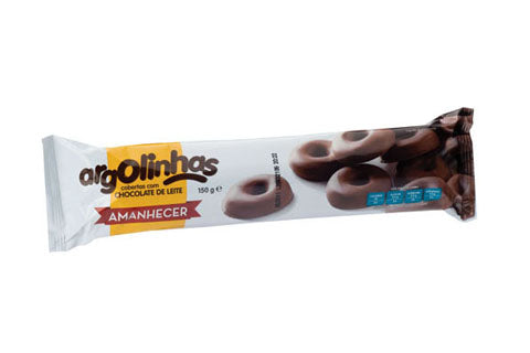 Bolacha argola de chocolate leite Amanhecer 150gr