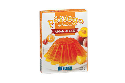 Gelatina de pessego Amanhecer 170gr