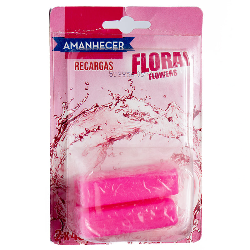 Bloco WC Floral Recarga Amanhecer 2x40gr