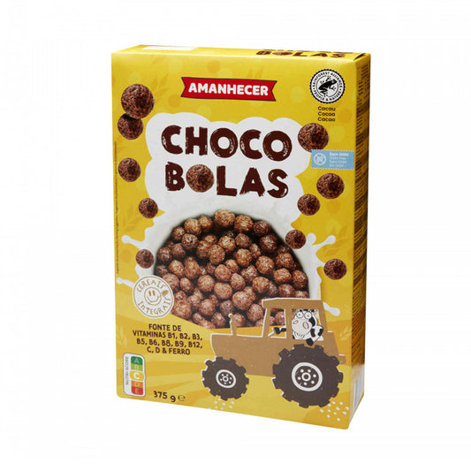 Cereais bolas chocolate Amanhecer 375g
