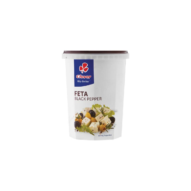 Queijo feta pimenta Clover 400g