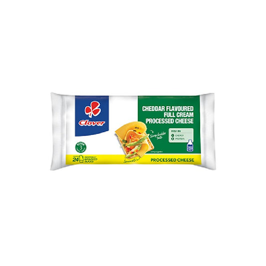 Queijo chedar fatiado Clover 360g