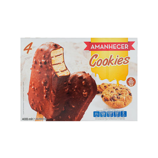 Gelado cookies Amanhecer 4x100ml