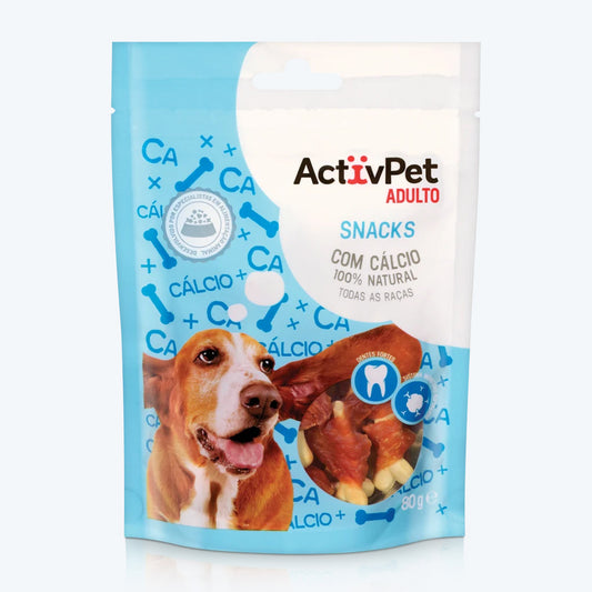 Snack Cao Calc e Tiras Activ 80g