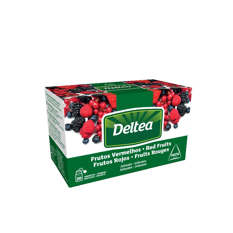 Chá frutos vermelhos Delta 20 saquetas