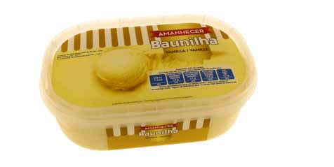 Gelado baunilha Amanhecer 1lt