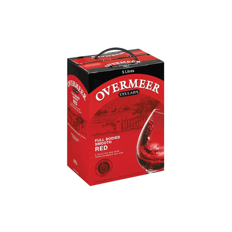 Vinho tinto Overmeer Red 5L