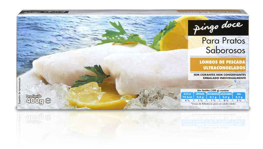 Lombos pescada Pingo Doce 400gr