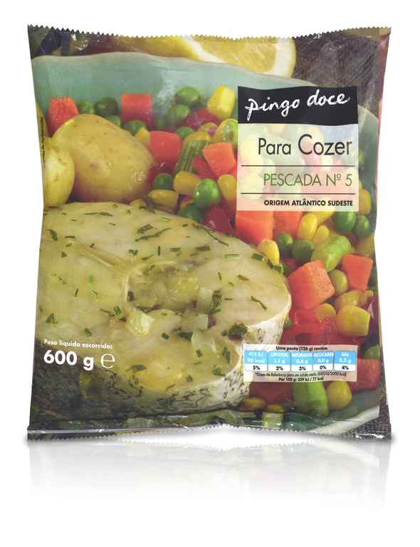 Pescada cozer nº 5 Pingo Doce 600gr