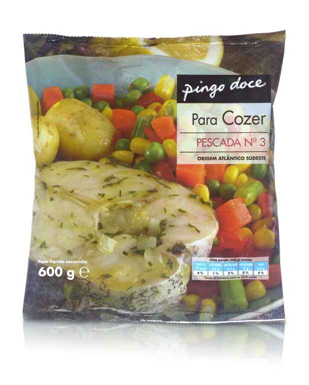 Pescada cozer nº 3 Pingo Doce 600gr