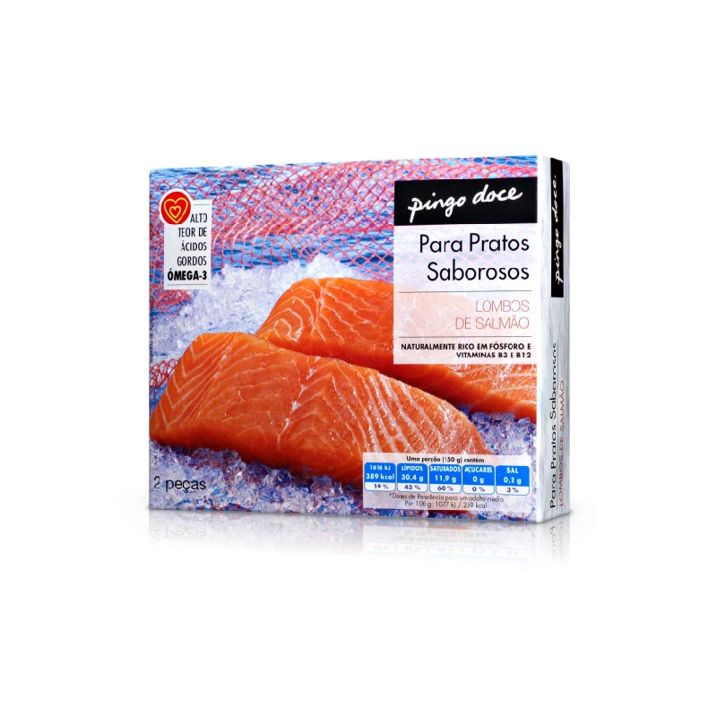 Lombos salmão Pingo Doce 300g