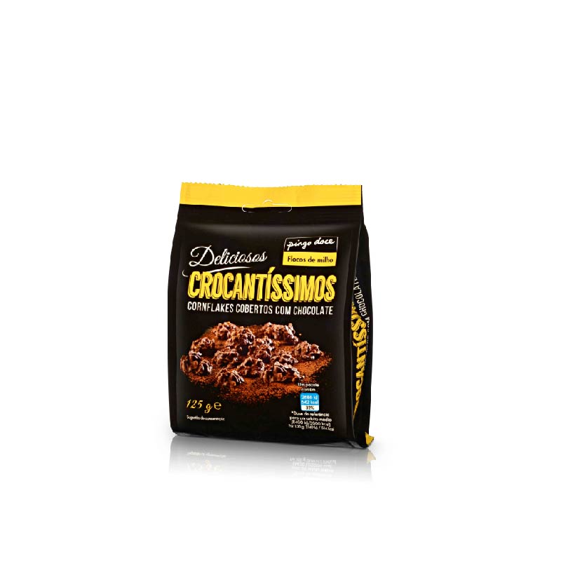 Snack chocolate bits crocante Pingo Doce 125g