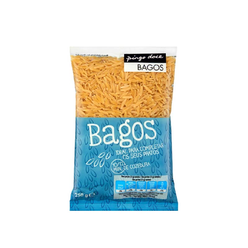 Massa bagos Pingo Doce 250g