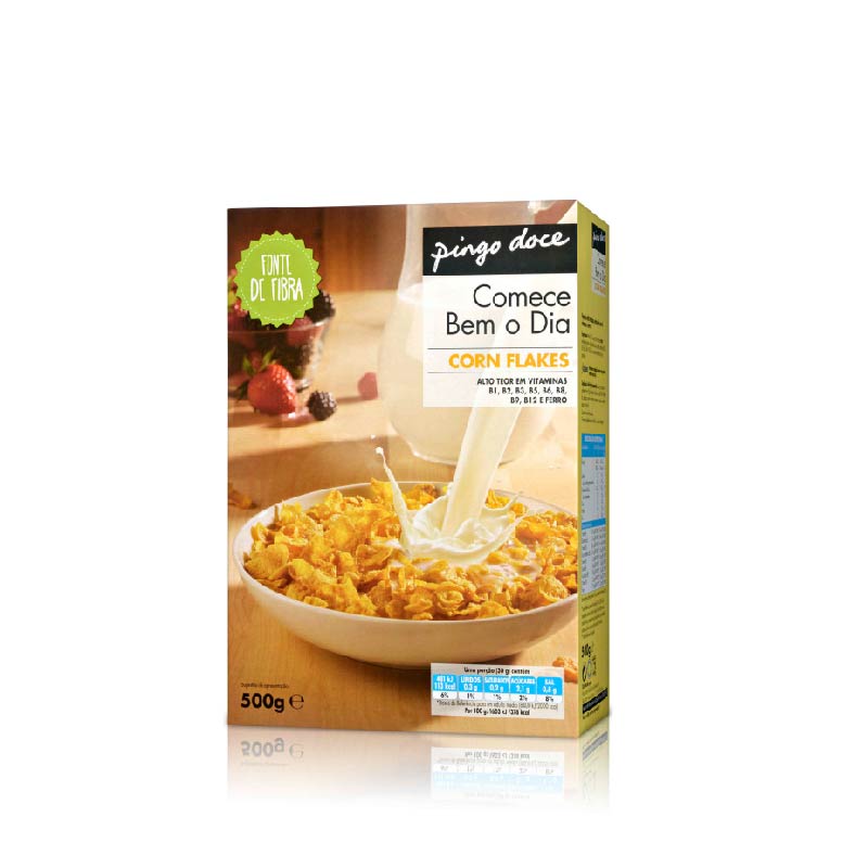 Cereais corn flakes Pingo Doce 500g