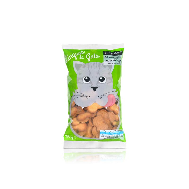 Bolacha linguas de gato Pingo Doce 200g