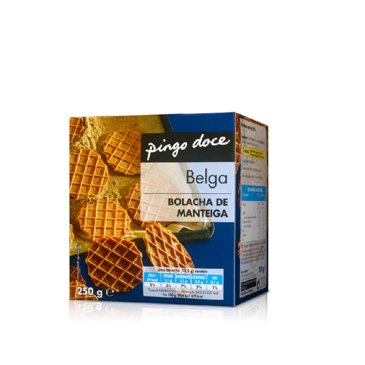 Bolacha belga Pingo Doce 250G