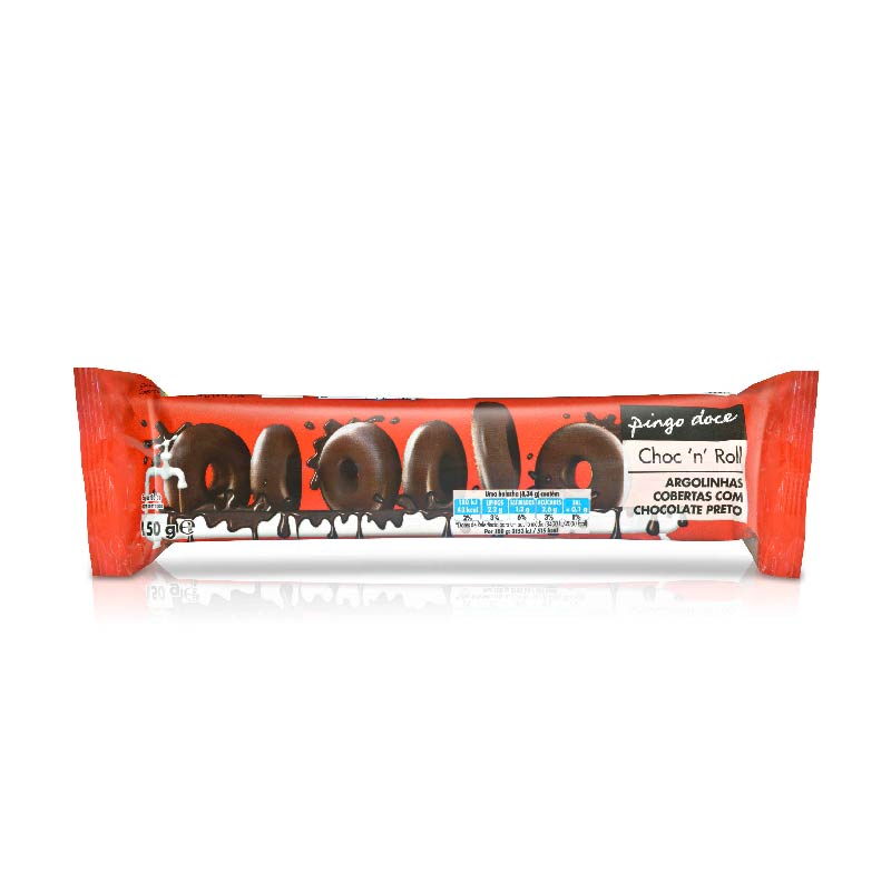 Bolacha argolas chocolate negro Pingo Doce 150g