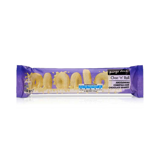 Bolacha argolas chocolate branco Pingo Doce 150g