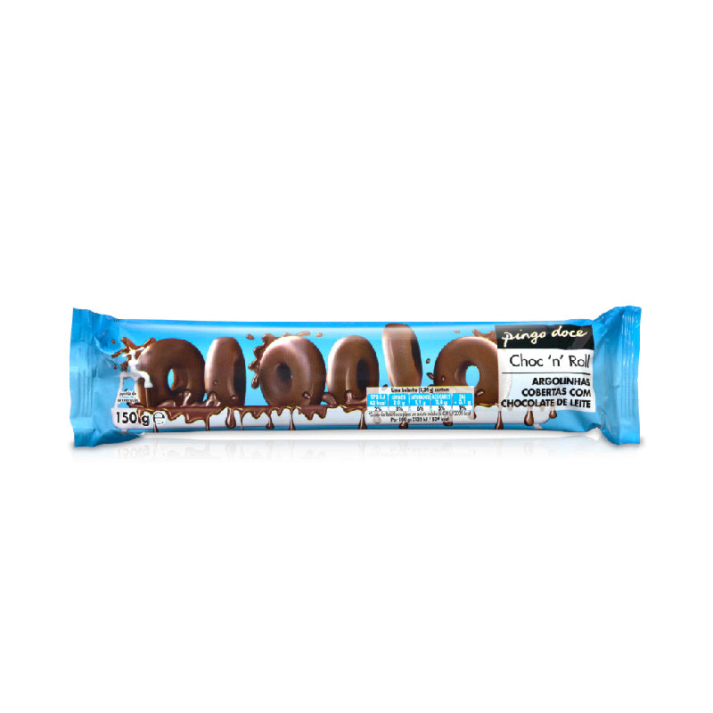 Bolacha argolas chocolate de leite Pingo Doce 128g