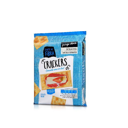 Bolacha cracker sem sal Pingo Doce 500g