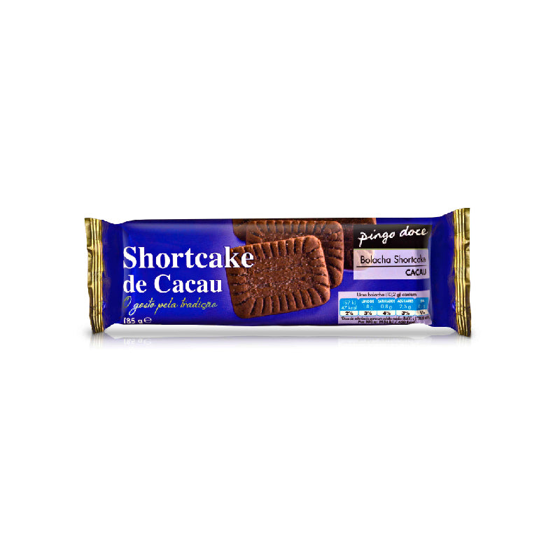 Bolacha shortcake cacau Pingo Doce 185g