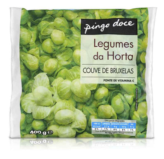 Couve bruxelas congelada Pingo Doce 400g