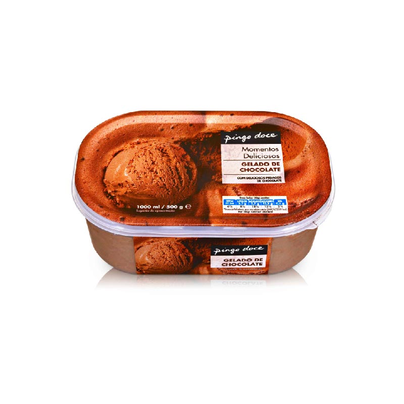 Gelado chocolate Pingo Doce 1L