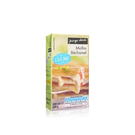 Molho bechamel c/natas Pingo Doce 500ml