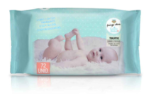 Toalhitas bebe Pingo Doce 72uni