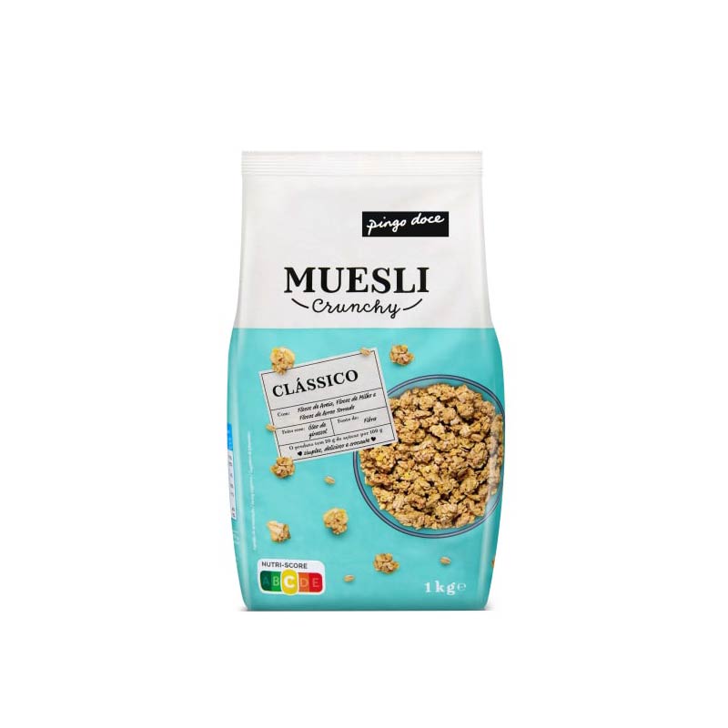 Cereais crunch muesli Pingo Doce 500g