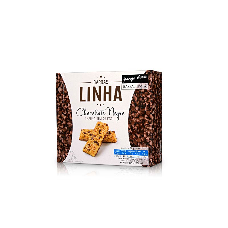 Barras de cereais Chocolate Pingo Doce 6*20g