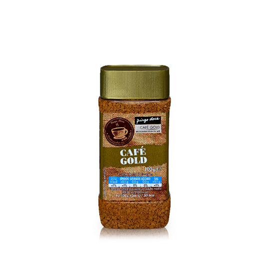 Café solúvel gold Pingo Doce 100g