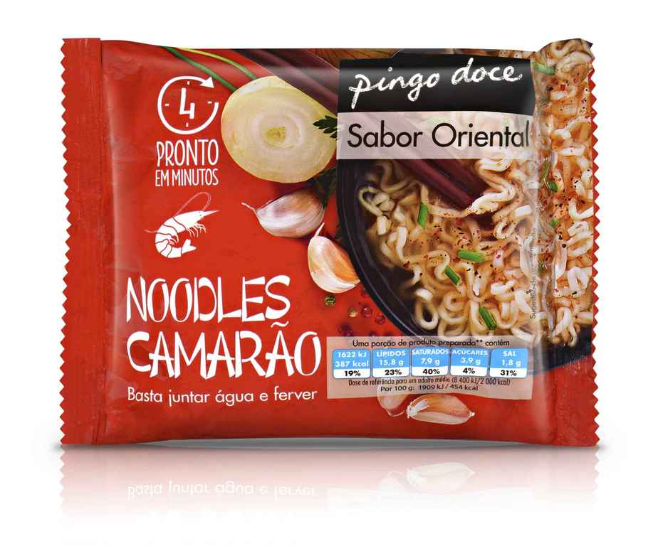 Massa noodles camarão Pingo Doce 85g