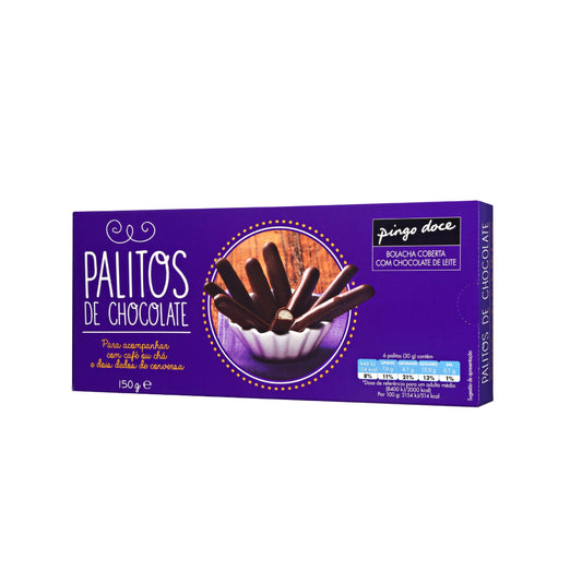 Palitos chocolate Pingo Doce 150g