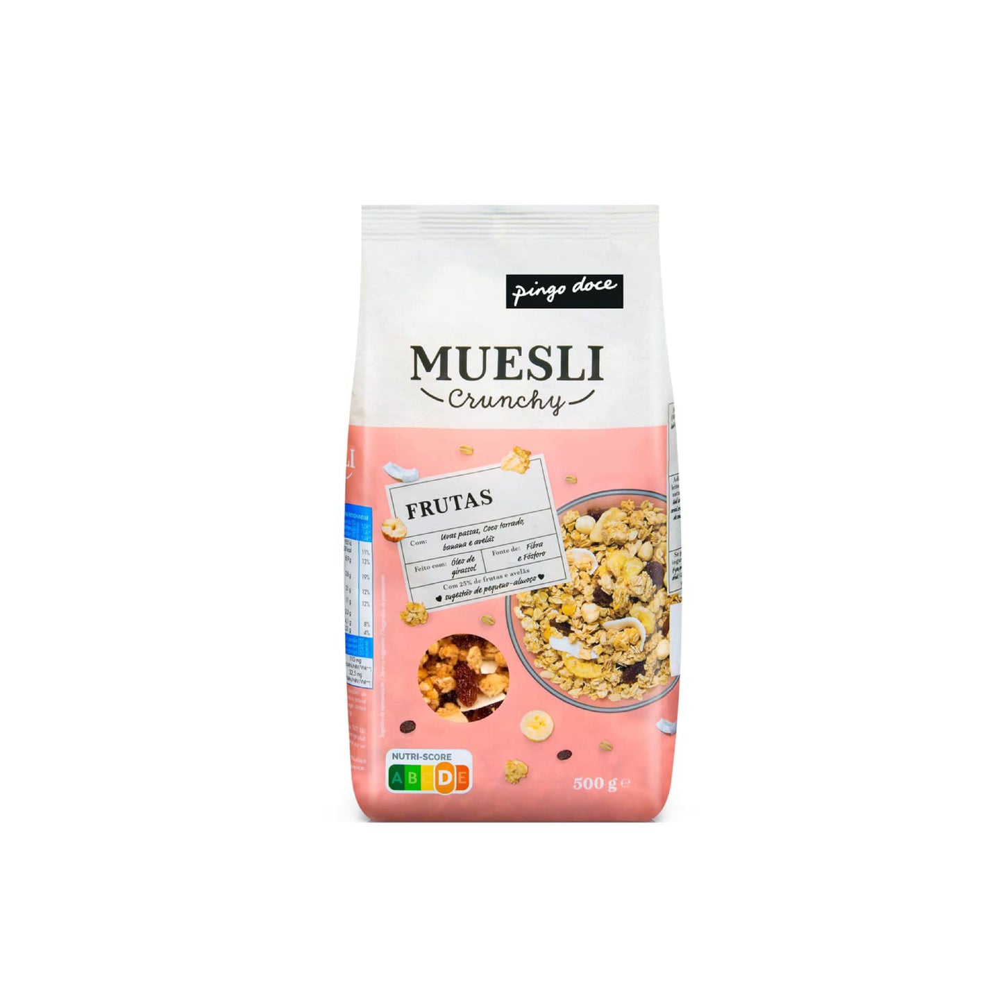 Cereais muesli&fruta Pingo Doce 500g