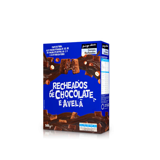 Cereais recheados chocolate Pingo Doce 500g