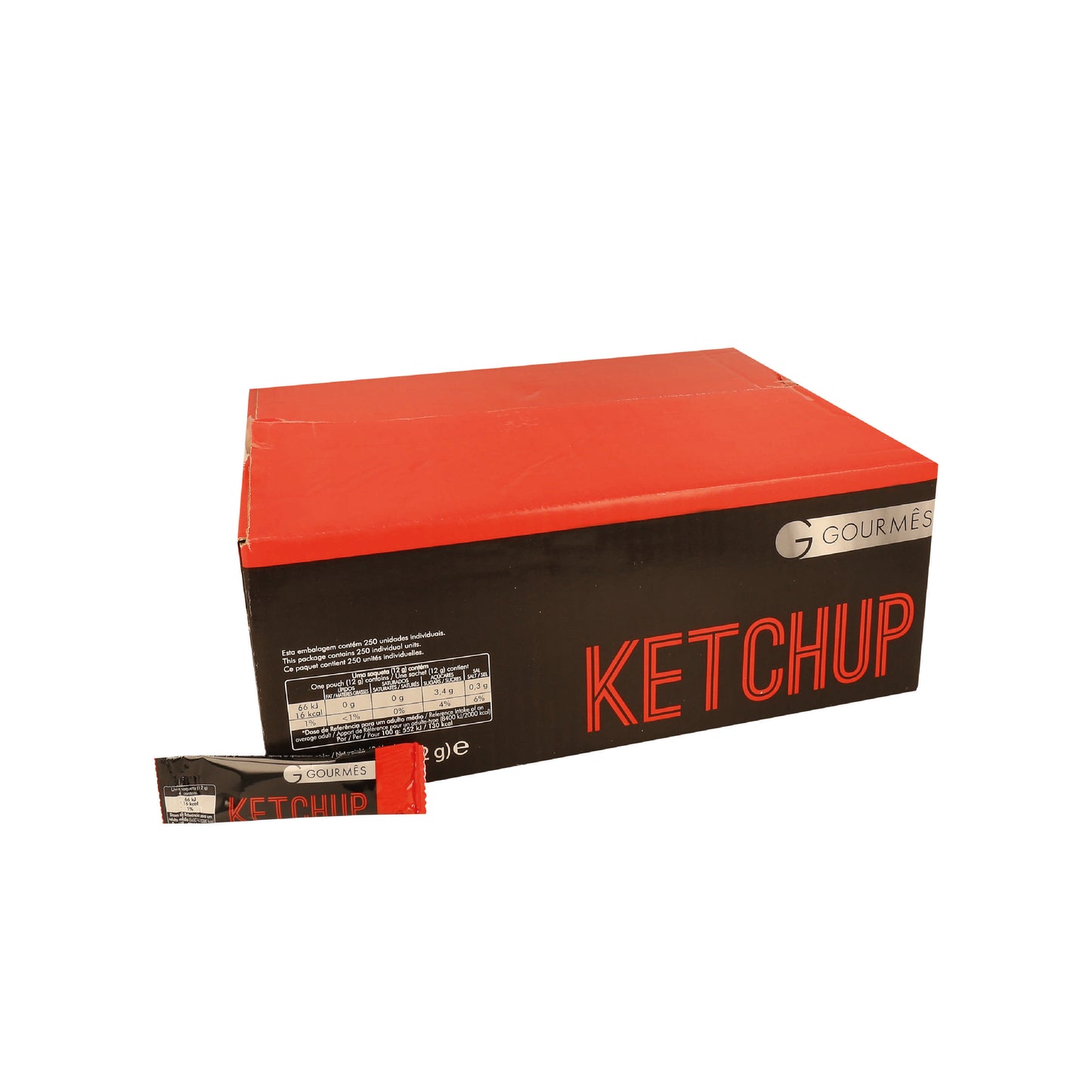 Ketchup Saqueta 250X12gr Gourmês