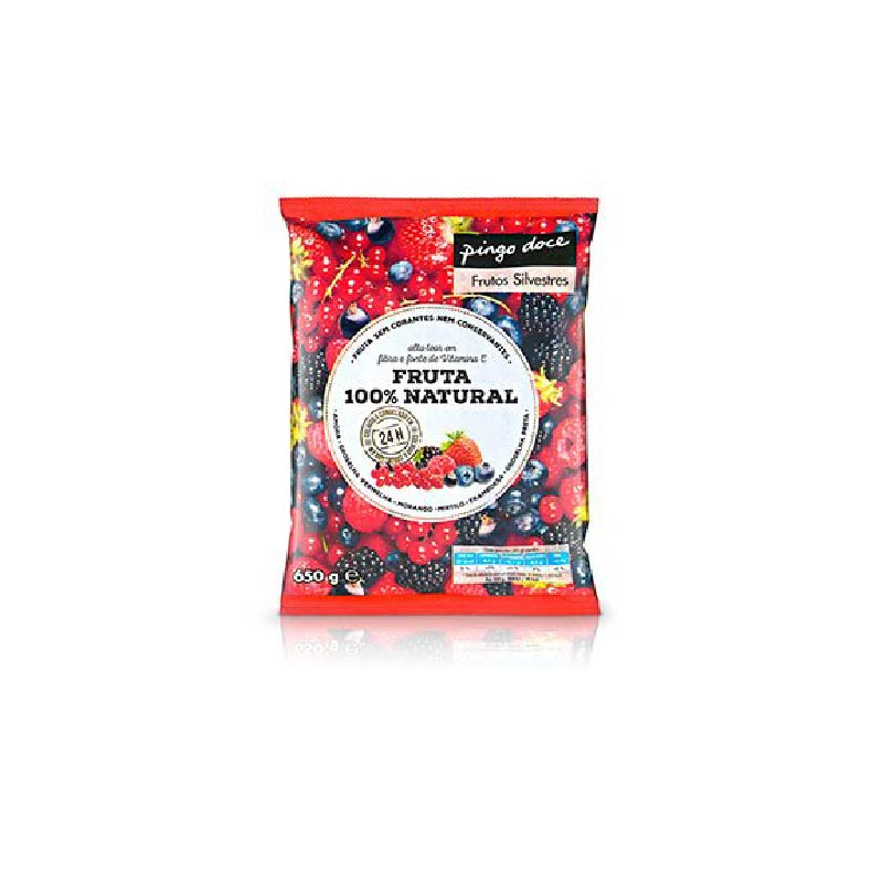 Frutos vermelhos congelados Pingo Doce 650g