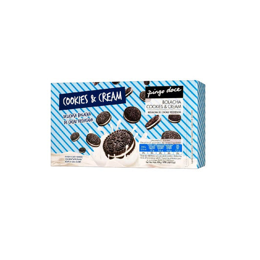 Bolacha cookies & cream Pingo Doce 176g