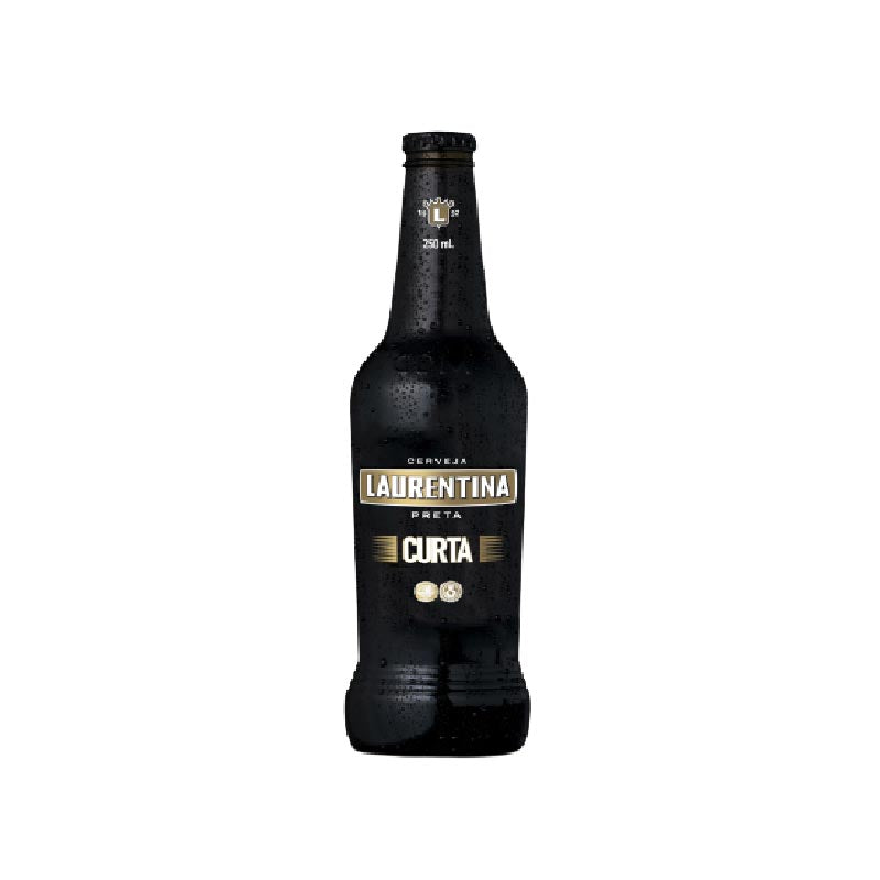 Cerveja Laurentina preta mini 250ml