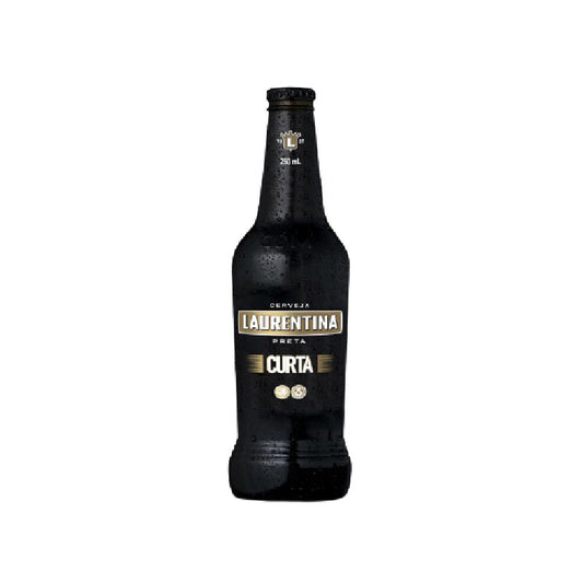 Cerveja Laurentina preta mini 250ml