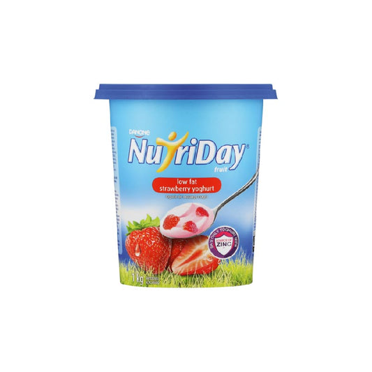 Iogurte de morango e custard Nutriday 900G